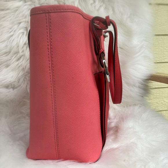🍉🍉MIchael Kors 🍉🍉Colorblock Coral/Watermelon - Picture 8 of 15